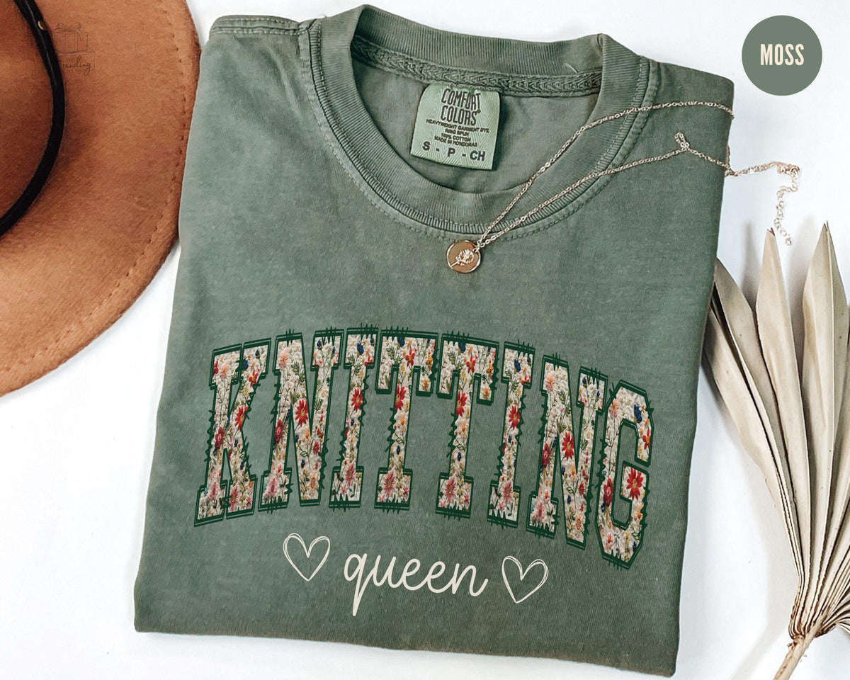 Knitting Shirt Funny Knitting TShirt Gift for Knitters Knitting Lover Tee Yarn Enthusiast Apparel Cute Comfort Colors Knitting Design Graphic Tee – Premium Graphic · Top Pick For Any Outfit