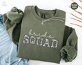 Bridesmaid Sweatshirt Toile De Jouy Bride Squad Shirt Bridesmaid Proposal GiftCoquette Bridal Party Getting Ready OutfitTeam Bride Crew Sweatshirt – Aesthetic Look · High-Quality Print