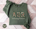 Veterinary Medicine Sweatshirt ADR Sweater Floral Vet Staff Shirt Vet Tech Week Gift Vet Med Crewneck Vet Tech Student Grad Gift Sweatshirt – Premium Graphic · Perfect For Daily Wear