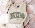 Baking Sweatshirt Baking Queen Shirts Cookie Baker Crewneck Baking Lover Bread Making Sweater Homestead Chef Gifts Sweatshirt – Easygoing Wear · Top Pick For Any Outfit