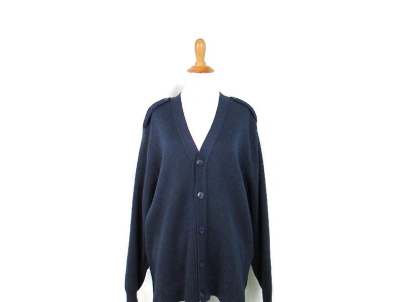 Vintage Military Cardigan Adult Button Front Wool Blend Sweater Graphic Tee – Bold Style · Great Gift For Fans