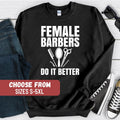 Funny Barber Sweatshirt Barber Sweater Funny Gift For Barber Barber Hoodie Barber Gifts Birthday Gift For Women Barber Appreciation Hoodie – Cozy Vibes · High-Quality Print