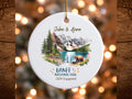 Banff National Park Ceramic Ornament Christmas Tree Decoration Holiday Gift Canada Souvenir Traveler Keepsake Christmas Gift Graphic Tee – Warm & Stylish · Great Gift For Fans
