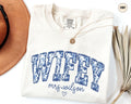 Personalized Wifey Shirt Mrs Shirt Wife TShirt Toile Du Jouy Bride To Be GiftCoquette Honeymoon T shirtShirt for Women Graphic Tee – Aesthetic Look · Perfect For Daily Wear