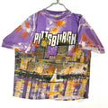 Vintage City Of Pittsburgh TShirt Large Purple Single Stitch All Over Print Graphic Tee – Everyday Comfort · High-Quality Print