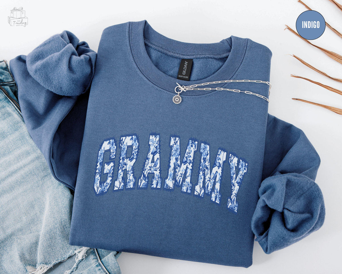 Toile Du Jouy Grammy Sweatshirt Floral Grammy Shirt Grandma GiftGranny Sweater For Mothers Day Grammie CrewneckFirst Time Grandma Shirt Sweatshirt – Everyday Comfort · Trending Graphic Apparel