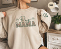 Custom Floral Dog Mama Sweatshirt New Dog Owner Shirt Dog Mom Sweater with Dogs Names on Sleeve Personalized Dog Lover Gifts Sweatshirt – Warm & Stylish · Great Gift For Fans