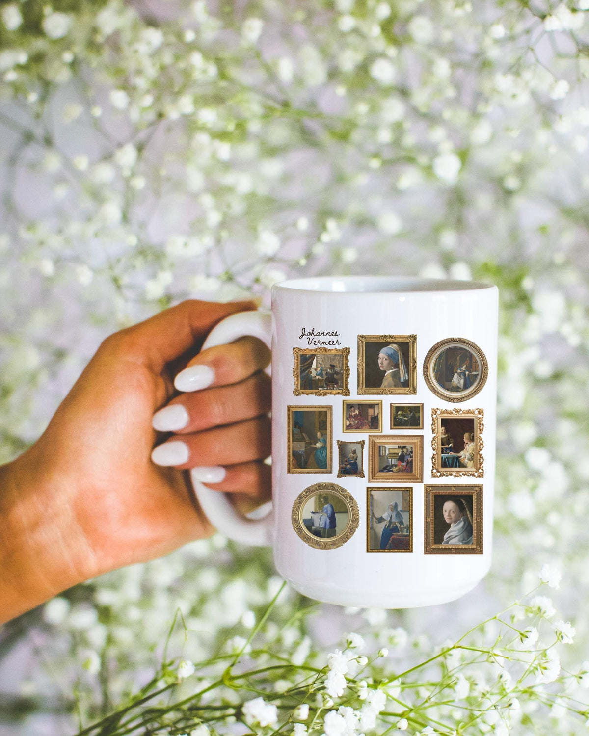 Johannes Vermeer Art History Coffee Mug for Friend or Art Historian Who Loves Art Gallery Wall Aesthetic Dutch History Humanities Major Graphic Tee – Warm & Stylish · Perfect For Daily Wear