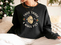 Funny Christmas Sweatshirt Thick Thighs And Mince Pies Sweater Retro Christmas Sweatshirt Cute Christmas Sweatshirt Sweatshirt – Everyday Comfort · Perfect For Daily Wear