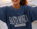 Santa Monica California Beach Crewneck Sweatshirt Gift Pullover Souvenir Sweatshirt – Bold Style · Great Gift For Fans