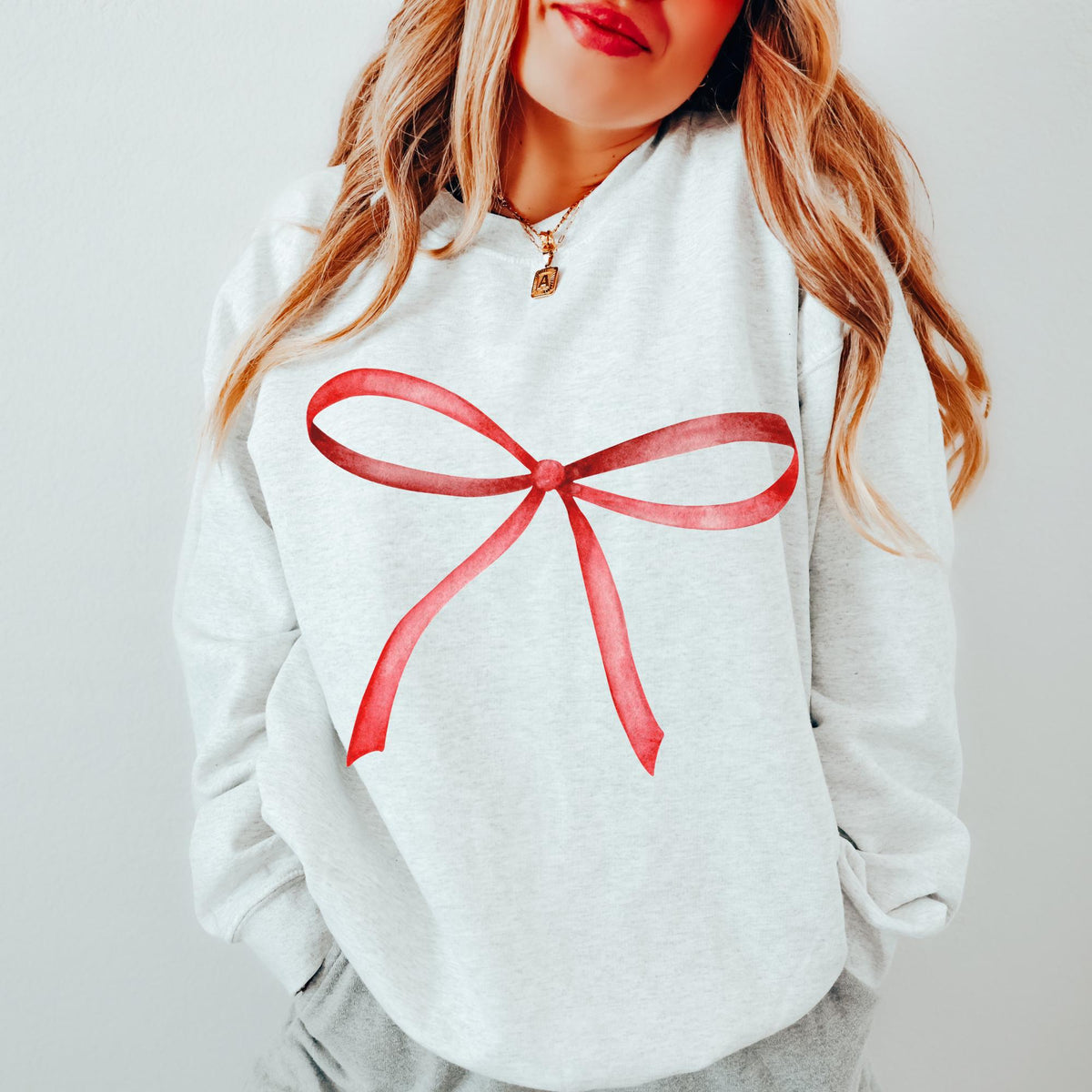 Coquette Christmas Bow Sweatshirt Christmas Coquette Sweatshirt Holiday Crewneck Womens Christmas Coquette Bows Sweatshirt Christmas Sweatshirt – Aesthetic Look · Trending Graphic Apparel