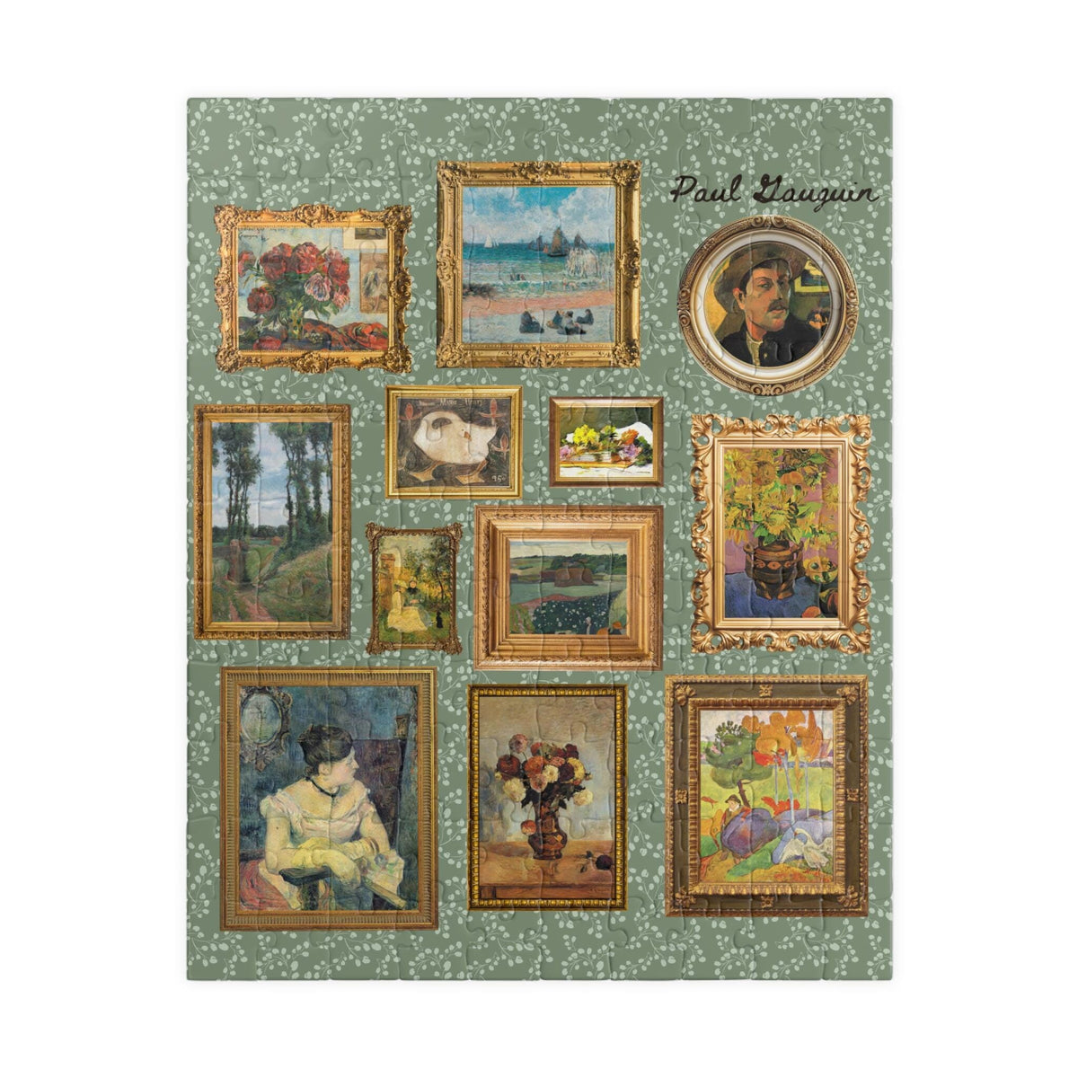 Cute Paul Gauguin Puzzle Art Historian Friend Who Loves European Art Gallery Wall Aesthetic French Art History Humanities Professor Gift Graphic Tee – Everyday Comfort · Must-Have Style
