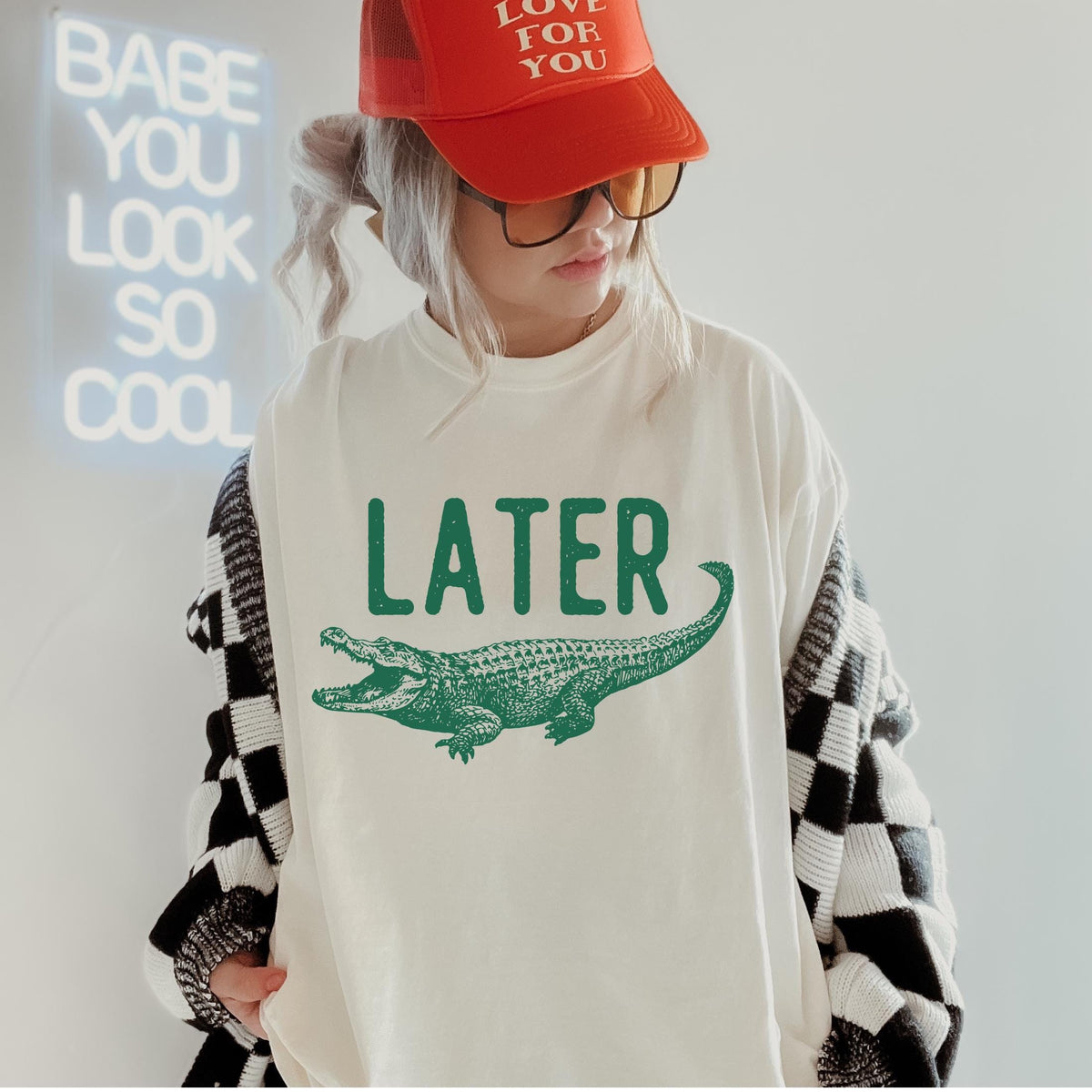 Sarcastic Shirts Women Funny Womens Shirt Offensive Shirt Later Gator Alligator Shirts Funny Mom Shirts Sassy Shirts Graphic Tee – Everyday Comfort · Top Pick For Any Outfit