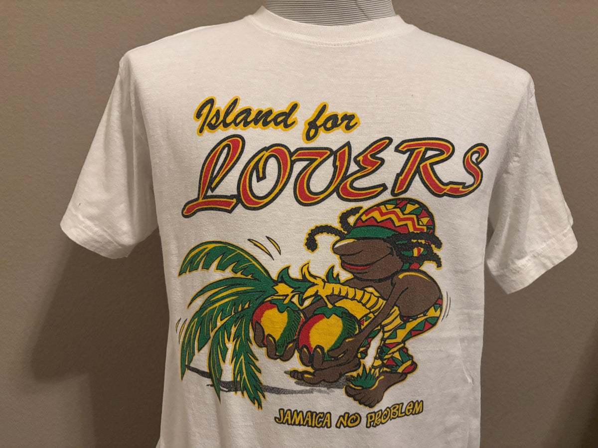 Vintage 9039s Jamaica Island For Lovers Vacation T Shirt S Graphic Tee – Aesthetic Look · Trending Graphic Apparel