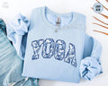 Yoga Sweatshirt Chinoiserie Yoga Gifts For Women Toile Yoga Gifts For Her Mom Birthday Gift Good Vibes Mothers Day Sweater Sweatshirt – Aesthetic Look · Top Pick For Any Outfit