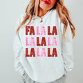 Faux Glitter Patch Fa La La La La Sweatshirt Holiday Sweatshirt Funny Christmas Sweatshirt Cute Xmas Shirt Holiday Sweatshirt Sweatshirt – Cozy Vibes · Must-Have Style