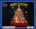 Merry Cluckin39 Christmas Png Christmas Farmhouse Png File Funny Trendy Merry Christmas Chickens Shirt Png Christmas Tree Png Western Png Graphic Tee – Bold Style · High-Quality Print