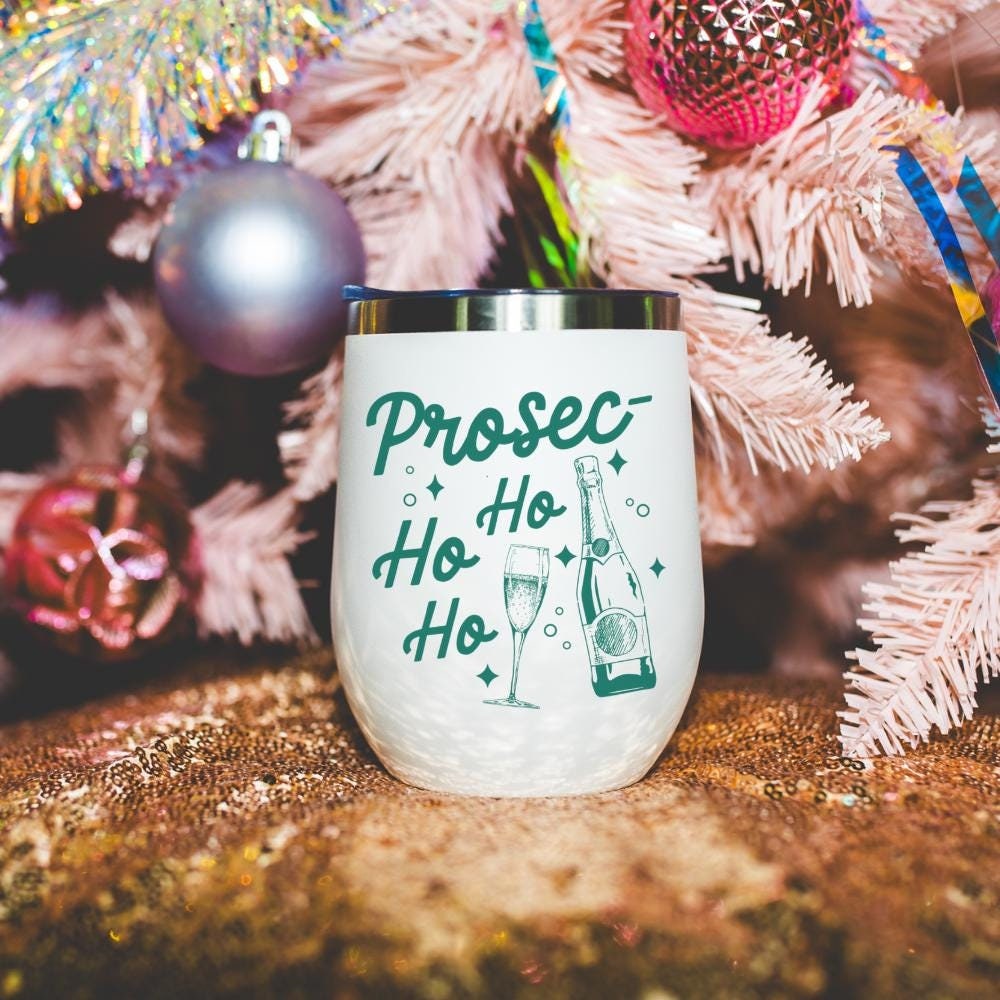 Prosecco Wine Tumbler Cute Christmas Gift Secret Santa Gift Roommate Gift Funny Wine Tumbler Funny Christmas Gift Graphic Tee – Everyday Comfort · Top Pick For Any Outfit