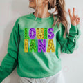 Faux Chenile Patcc Mardi Gras Shirt Mardi Gras Sweatshirt Fat Tuesday Shirt New Orleans Shirt Mardi Gras Party Mardi Gras Carnival Sweatshirt – Feel-Good Design · Top Pick For Any Outfit