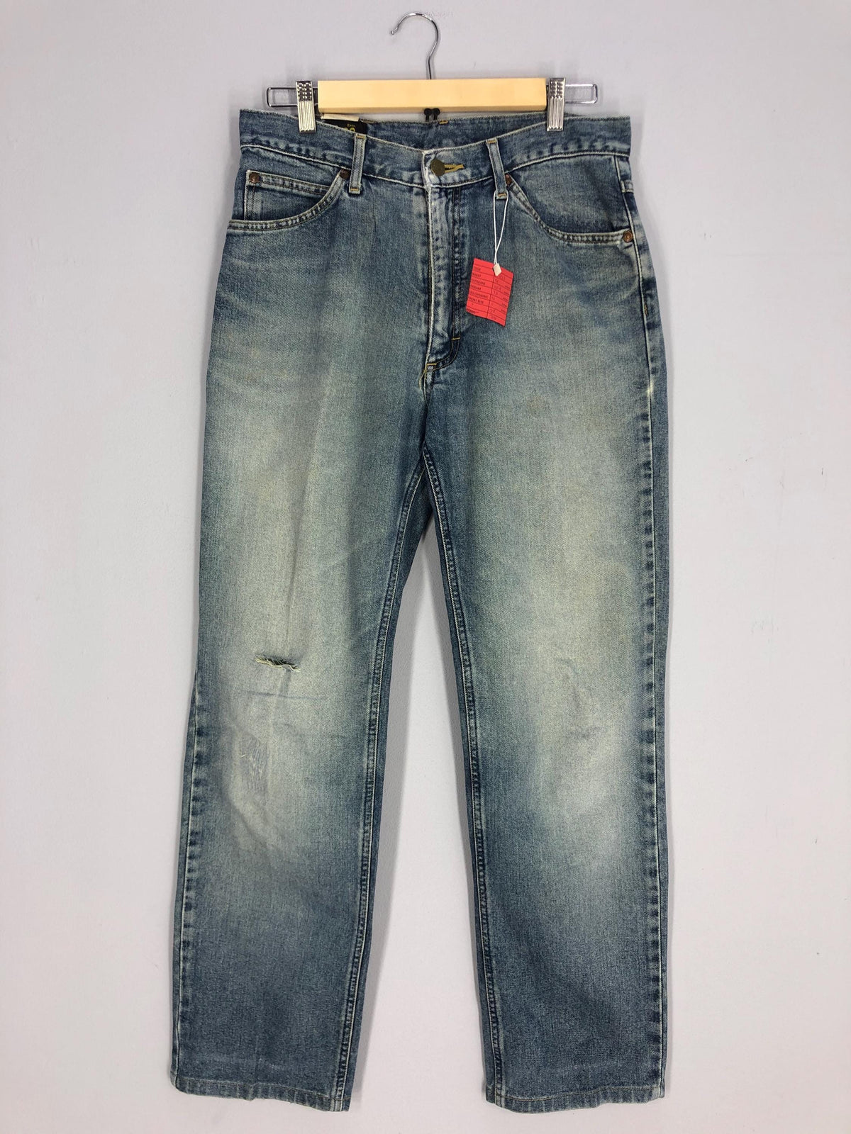 Size 31x40 Vintage Lee Riders Light Blue Stonewashed Jeans Lee Stonewash Denim 1990s Jeans Lee Wide Leg Lee Zipper Low Rise Pants W31 Graphic Tee – Bold Style · High-Quality Print