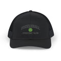 Embroider Pickleball Adjustable Hat Gifts for Unisex Sports Themed Hats and Caps Athletics Pickleball Black Hat Sleek Design with Stitching Graphic Tee – Bold Style · Trending Graphic Apparel