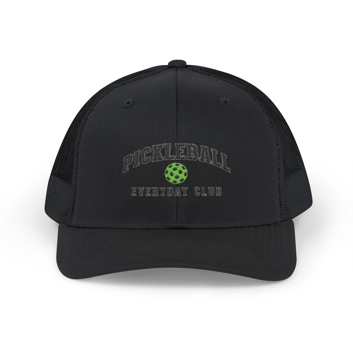 Embroider Pickleball Adjustable Hat Gifts for Unisex Sports Themed Hats and Caps Athletics Pickleball Black Hat Sleek Design with Stitching Graphic Tee – Bold Style · Trending Graphic Apparel