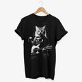 Cat Playing Electric Guitar T shirt Funny Guitar Player Cat Graphic Tee Cool Music shirt Feline Rocker Design for Cat Lovers Gift Graphic Tee – Aesthetic Look · Perfect For Daily Wear