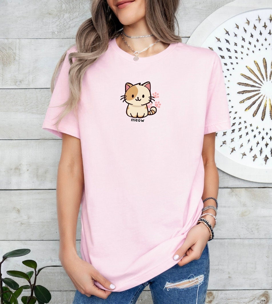 Cute Kitten T Shirt Cat Mom Tee Cat Lovers Gift Cat Shirt Kitten Tee Graphic Tee – Premium Graphic · Must-Have Style
