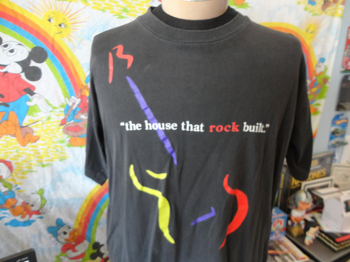 Vintage 9039s Rock Roll Hall of Fame 1995 The House That Rock Built Black T Shirt Size XL Graphic Tee – Feel-Good Design · Trending Graphic Apparel