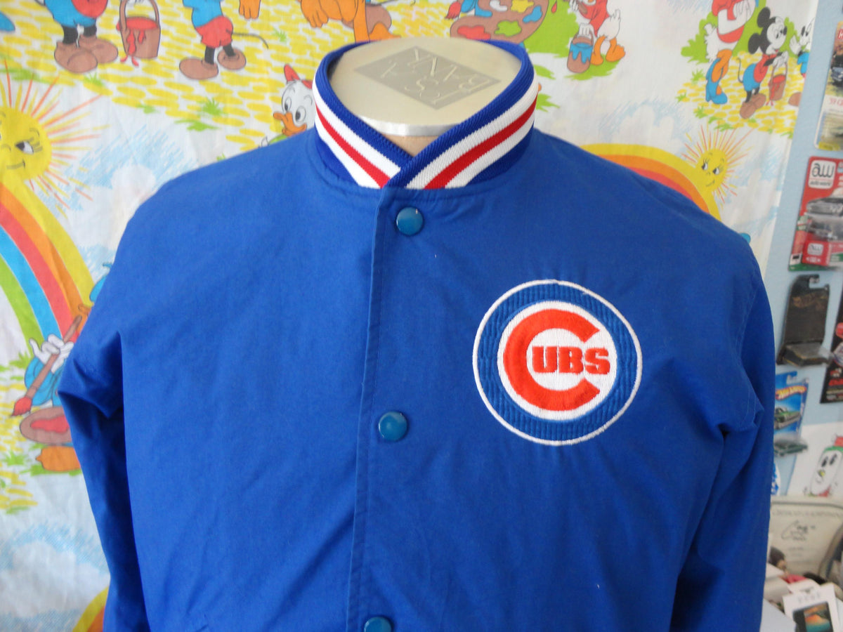 Vintage 9039s Chicago Cubs Starter Blue Jacket Size XS Graphic Tee – Soft Feel · Must-Have Style