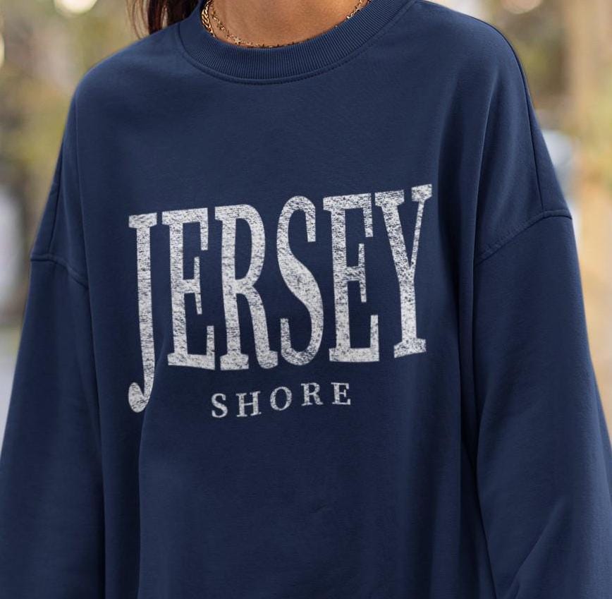 Jersey Shore Sweatshirt Womens New Jersey East Coast Beach Gift New Jersey Crewneck Pullover Mens New Jersey Gift Souvenir Sweatshirt – Fan Favorite · Trending Graphic Apparel