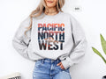 Pacific Northwest Sweatshirt Oregon Pullover Washington Cozy Jumper PNW Nature Shirt Mountain Cabin Apparel Sweatshirt – Premium Graphic · Trending Graphic Apparel