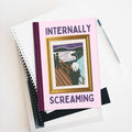 Funny Art History Notebook for Feminist or Democratic Socialist Who Loves the Scream by Edvard Munch Silly Kitschy Chronically Anxious Gift Graphic Tee – Easygoing Wear · Perfect For Daily Wear