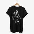 Skeleton Skateboarder T shirt Punk Rock Skater Tee Gothic Aesthetic Skateboarding Shirt Edgy Skull Streetwear Alt Clothes Goth Style Graphic Tee – Premium Graphic · Must-Have Style