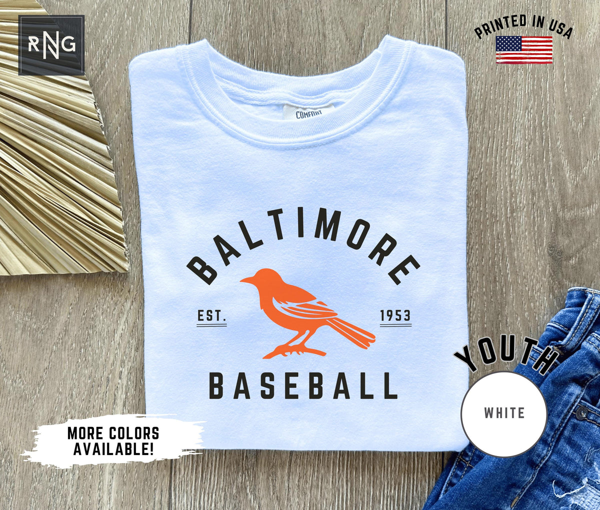 Youth Baltimore Baseball Shirt Kids Oriole Baseball Shirt Baltimore Baseball Apparel Baltimore Sports Apparel Retro Oriole Baseball Gift Graphic Tee – Premium Graphic · Trending Graphic Apparel