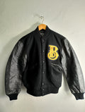 Vintage Budwin varsity leather sleeve jacket XS Graphic Tee – Feel-Good Design · Perfect For Daily Wear