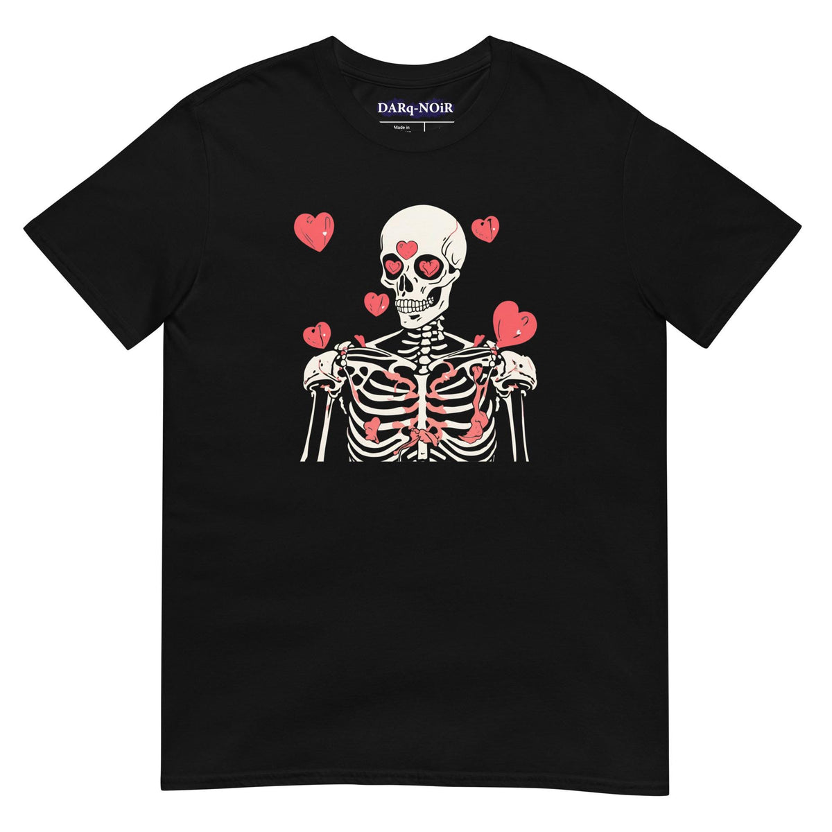 Gothic Skull Heart Shirt Heart Skull Skeleton Shirt Valentines Day Skull Tee Skull T Shirt Skull Tshirt Skull Heart Graphic Tee Graphic Tee – Aesthetic Look · Great Gift For Fans