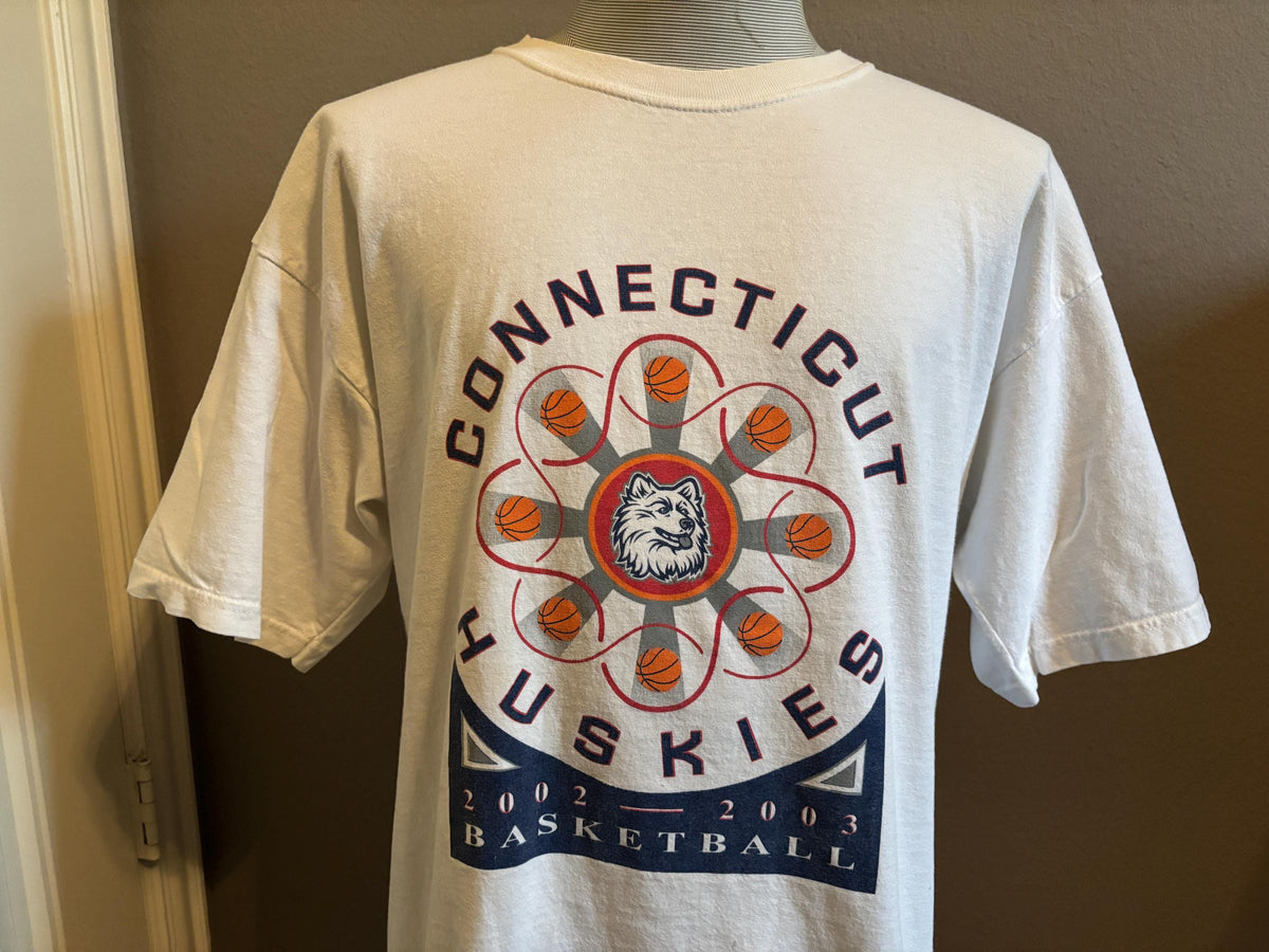 Vintage 200039s Connecticut UCONN Huskies Basketball 2003 T shirt XL Graphic Tee – Premium Graphic · High-Quality Print