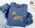 Floral Dachshund Sweatshirt Doxie Mama Crewneck Dachshund Lover Dog Mothers Day Sweater Funny Pet Owner Gift New Wiener Dog Shirt Sweatshirt – Soft Feel · Must-Have Style