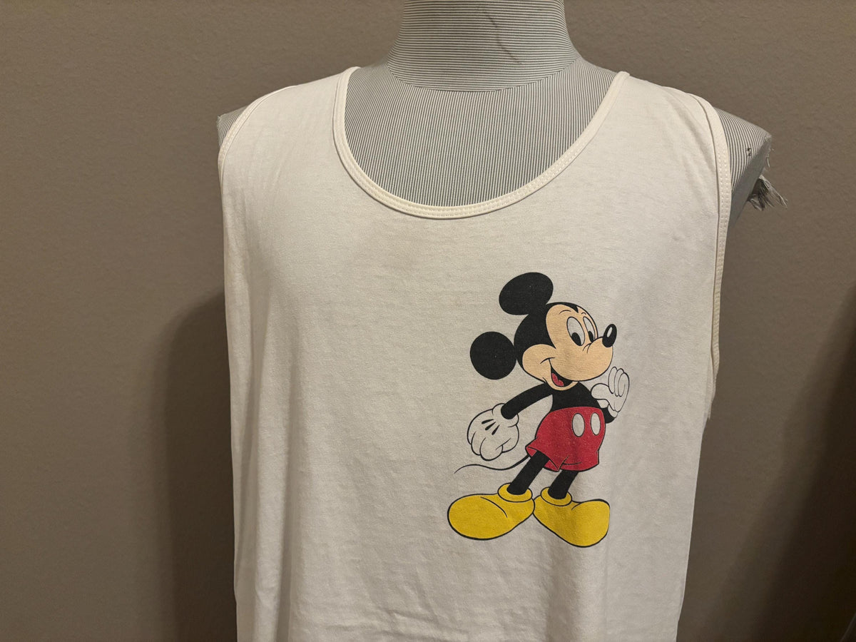 Vintage 9039s Walt Disney Mickey Mouse Tank Top T Shirt XL Tank Top – Easygoing Wear · Perfect For Daily Wear