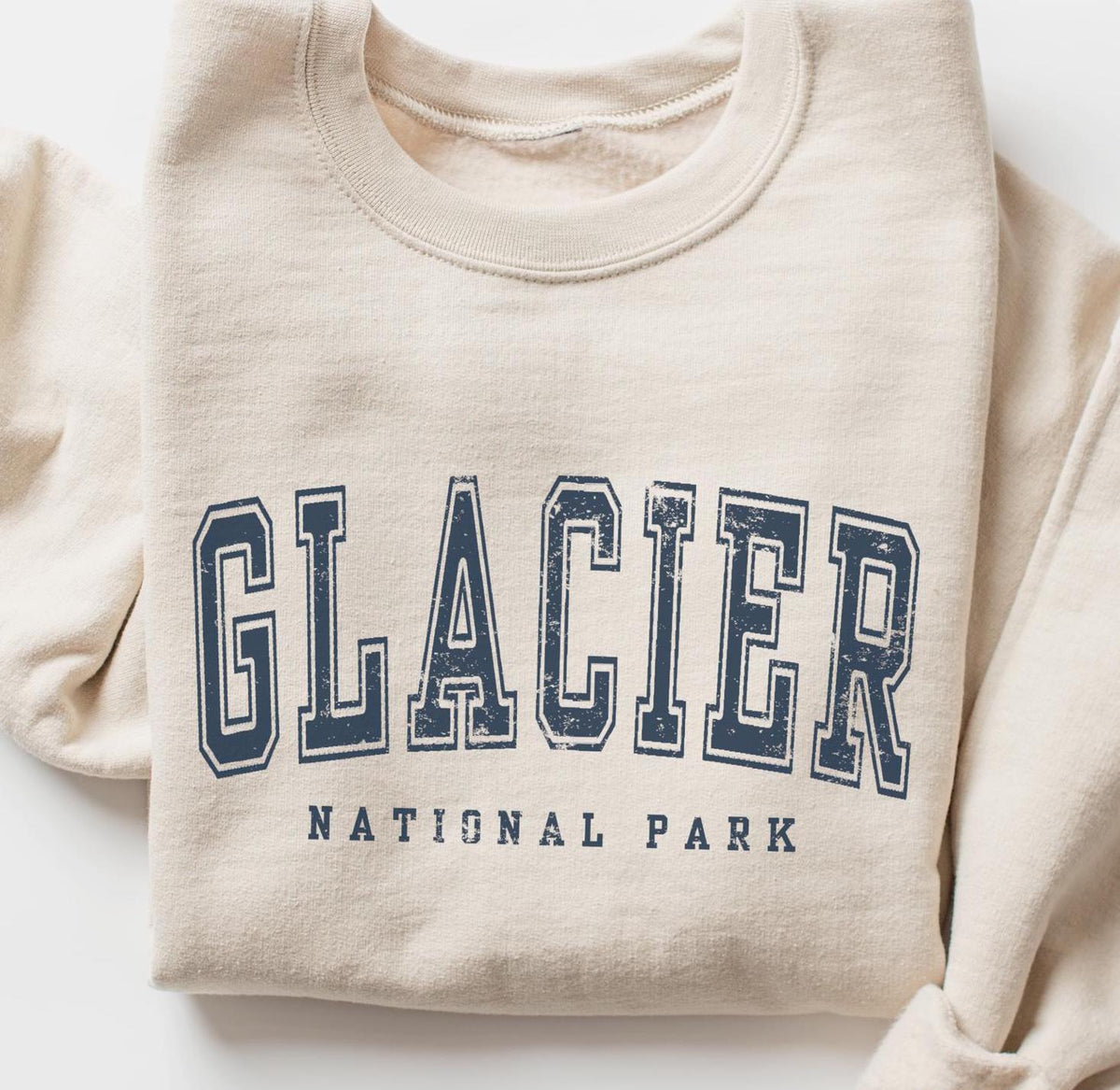 Glacier National Park Crewneck Sweatshirt Gift Sweatshirt – Feel-Good Design · Great Gift For Fans
