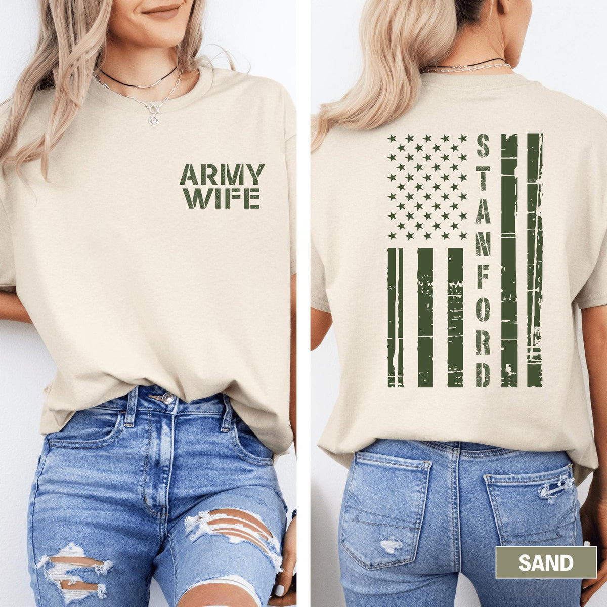 Personalized Army Family T shirt Graphic Tee – Warm & Stylish · Trending Graphic Apparel
