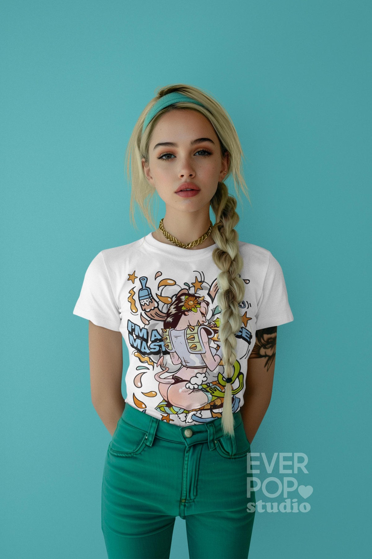 Kawaii Devil Shirt Witchy Girl Tshirt Witch Graphic Tee Anime Manga T Shirt Doodle Satan Print Streetwear Clothing Graffiti Cartoon Graphic Tee – Soft Feel · Must-Have Style