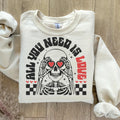 Valentine Skeleton Sweatshirt Valentine39s Day Sweatshirt Valentine Heart Sweatshirt Cute Valentine Sweatshirts Valentine Sweatshirt Sweatshirt – Easygoing Wear · High-Quality Print