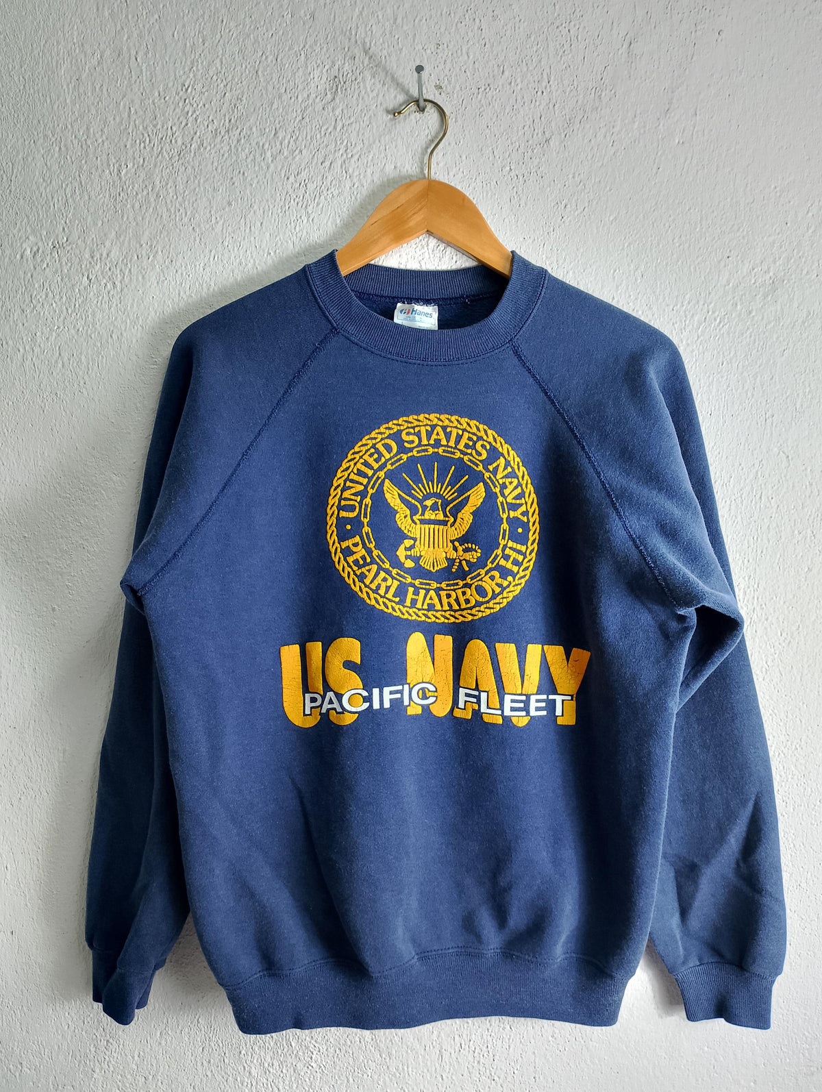 Vintage US Navy Pacific Fleet crewneck sweatshirt Large Sweatshirt – Cozy Vibes · Must-Have Style