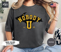 Nobody U Shirt Tech Gameday Shirt Michigan Nobody U Sports Apparel Michigan Sports Apparel Tech Alumni Shirt Tech Basketball Shirt Graphic Tee – Aesthetic Look · High-Quality Print