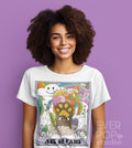 Ace of Paws Shirt Tarot Card Tshirt Meow Cat T Shirt Kitten Graphic Tee Dog Rainbow Print Animal feet Crewneck Anime Cartoon Top Graphic Tee – Bold Style · Must-Have Style