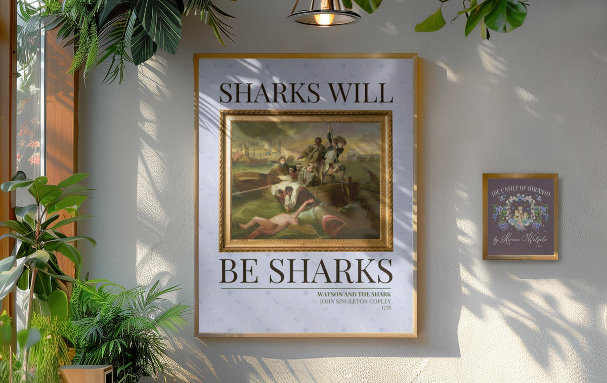 Maritime History Poster for Marine Biologist Who Loves Sharks Watson and the Shark by John Singleton Copley Historic 19th Century Art Graphic Tee – Everyday Comfort · Must-Have Style