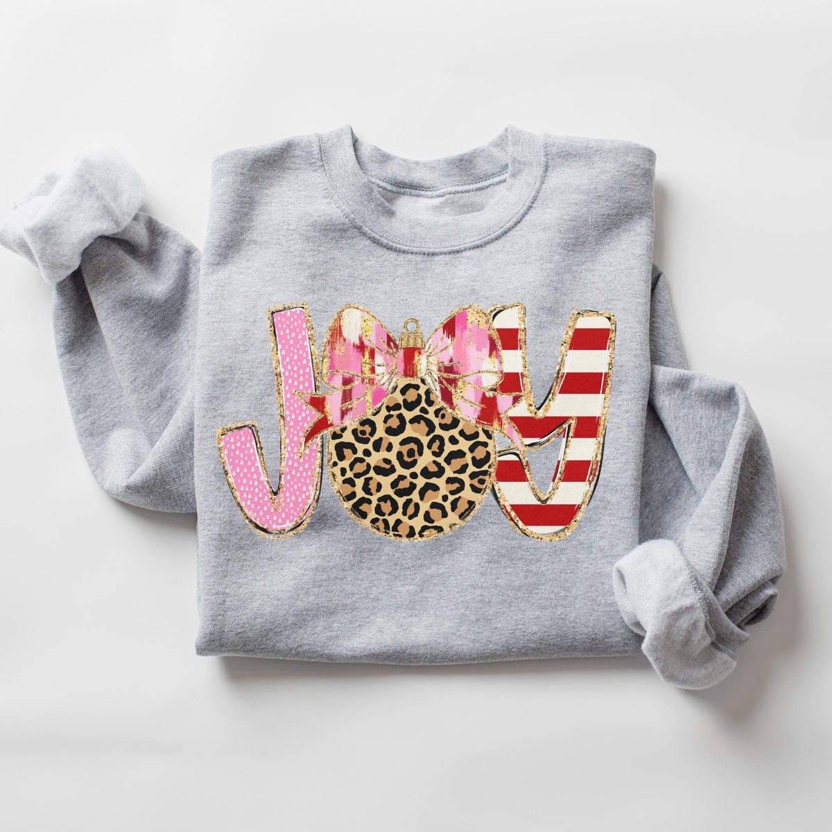 Joy Sweatshirt Christmas Sweater Trendy Christmas Shirt Christmas Sweatshirts Holiday Shirts Holiday Party Sweatshirt – Everyday Comfort · High-Quality Print