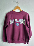 Vintage San Francisco maroon crewneck sweatshirt Medium Sweatshirt – Premium Graphic · Perfect For Daily Wear